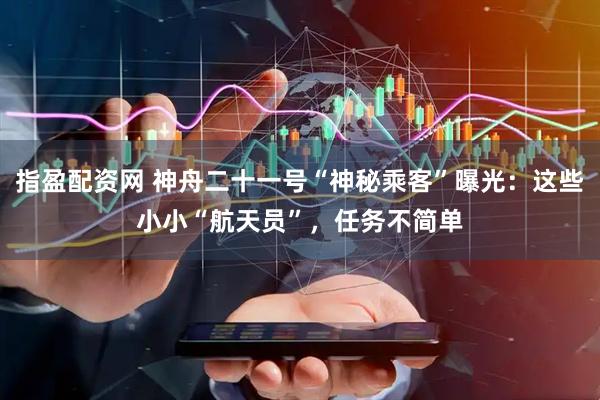 指盈配资网 神舟二十一号“神秘乘客”曝光：这些小小“航天员”，任务不简单